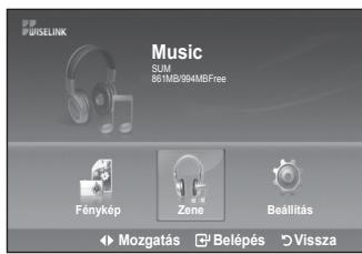 SAMSUNG LE32A553 - Az MP3 lista használata - 1