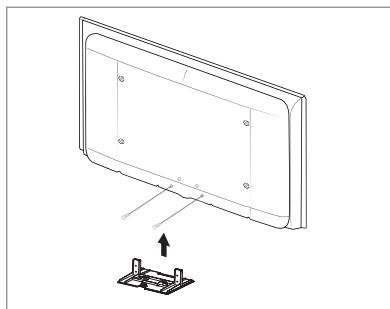 SAMSUNG LE32A553 - De muurbevestiging installeren - 1