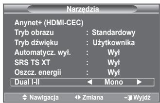 SAMSUNG LE32A553 - Wybieranie trybu dzwieku - 1