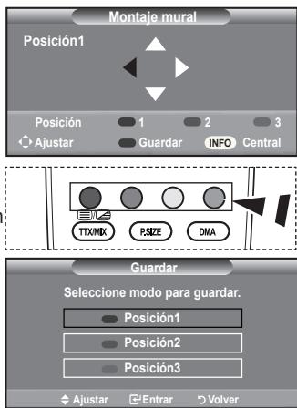 SAMSUNG LE32A553 - Memorización de la posición - 1