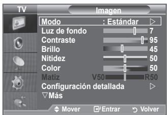 SAMSUNG LE32A553 - Visualización de los menus - 1