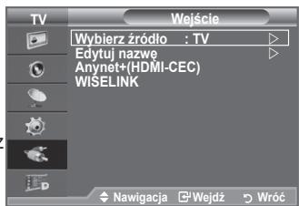 SAMSUNG LE32A553 - Do wyboru jest szereg zewétrznychźródel podłuczanych do gniażd wojsciowych televizora. - 1