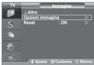 SAMSUNG LE32A553 - È possibile ripristinare le impostazioni di visualizzazione dell'immagine preimpostate in fabbrica. - 2