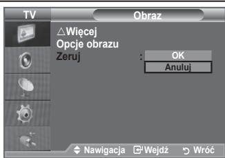 SAMSUNG LE32A553 - Ustawienia obrazu przywróci do fabrycznych wartosci domyslnych. - 1