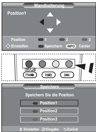 SAMSUNG LE32A553 - Abspeichern der Position - 1