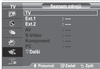 SAMSUNG LE32A553 - Vyber zdroje - 2