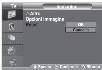 SAMSUNG LE32A553 - È possibile ripristinare le impostazioni di visualizzazione dell'immagine preimpostate in fabbrica. - 1