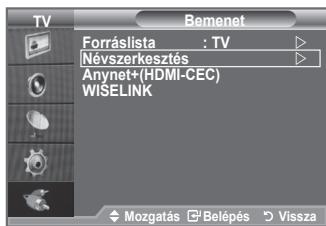 SAMSUNG LE32A553 - A bemeneti csatlakozkhoz csatlakoztatott eszkozk nevenek megadásával a bemeneti forrásválasztás megkonnyithetó. - 1