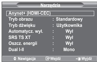 SAMSUNG LE32A553 - Korzystanie z funkci Anynet+ - 1