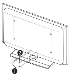 SAMSUNG LE32A553 - Installation du support - 2