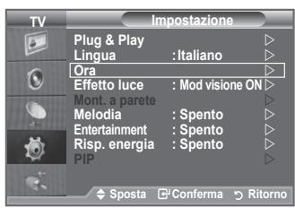 SAMSUNG LE32A553 - Impostazione del timer di spegnimento - 1