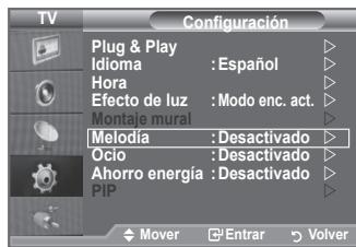 SAMSUNG LE32A553 - Elección del idioma - 4