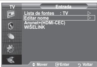SAMSUNG LE32A553 - Editor os nomes das fontes de entrada - 1