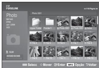 SAMSUNG LE32A553 - Usar a lista (JPEG) de fotografias - 2