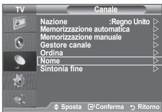 SAMSUNG LE32A553 - Asseg Nazionale di nomi ai canali - 1