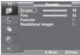 SAMSUNG LE32A553 - Restablecer imagen - 4