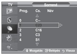 SAMSUNG LE32A553 - Ezzel a muvelett modosithatja a tavolt csatornak programszámát. - 2