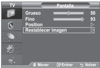 SAMSUNG LE32A553 - Restablecer imagen - 6