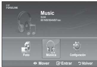 SAMSUNG LE32A553 - Utilización de la lista de ARCHivos MP3 - 1