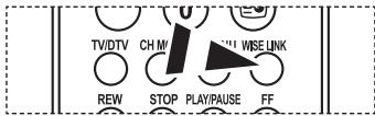 TV/DTV CH M WISE LINK REW STOP PLAY/PAUSE FF
