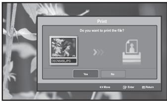 Print Do you want to print the file? DOWNLOADING_PDS Yes No + Move Enter Return