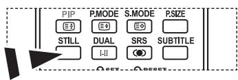 PIP E3 P.MODE E4 S.MODE E5 P.SIZE STILL DUAL I-II SRS SUBTITLE OSET ORESET