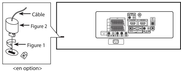 SAMSUNG LE32N73BD - Utilisation du verrouillage Kensington antivol - 1
