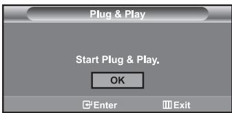 Plug & Play Start Plug & Play. OK Enter Exit