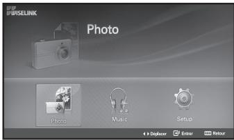 SAMSUNG LE32N73BD - Utilisation du menu WISELINK - 3