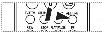 TV/DTV CH MV WISE LINK REW STOP PLAY/PAUSE FF
