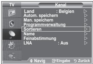 SAMSUNG LE32R86BD - Gespeicherte Sender sortieren - 1