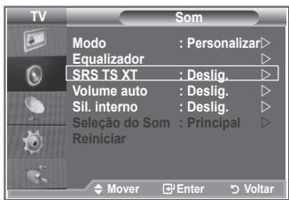 SAMSUNG LE32R86BD - Definir a TruSurround XT (SRS TS XT) - 1