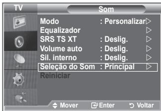 SAMSUNG LE32R86BD - Selección o modo de som - 1