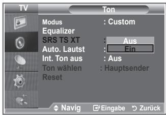 SAMSUNG LE32R86BD - Einstellen von TruSurround XT (SRS TS XT) - 3