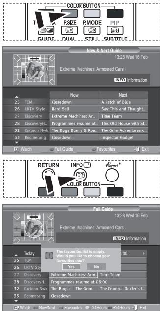 SAMSUNG LE32R86BD - Setting the Default Guide - 3