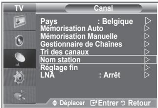 SAMSUNG LE32R86BD - Attribution de noms aux canaux - 1