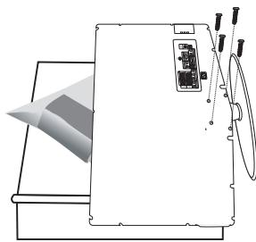 SAMSUNG LE32R86BD - Installazione del piedistallo - 2
