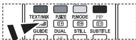SAMSUNG LE32R86BD - Auswahlen einer Teletextseite mit Fastext - 1