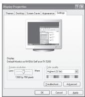SAMSUNG LE32R86BD - Impostazione del software del PC (basato su Windows XP) - 1