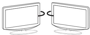 SAMSUNG LE32R86BD - Stand Swivel (Left / Right) - 1