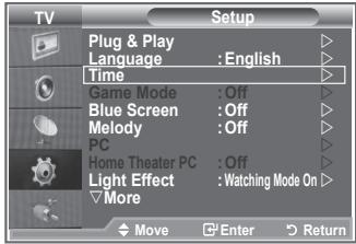 SAMSUNG LE32R86BD - Setting the Sleep Timer - 1