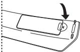 SAMSUNG LE32R86BD - Installazione delle batterie nel telecomando - 3