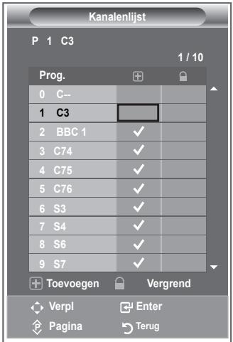 SAMSUNG LE32R86BD - U kunt het gewenste kanaal gemakkelijk verwijderen, toevoegen of vergrendelen. - 1