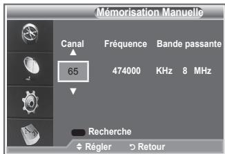 SAMSUNG LE32R86BD - Mise à jour manuelle de la liste des chaînes - 1