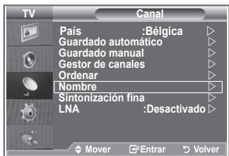 SAMSUNG LE32R86BD - Asignación de nombres de canales - 1