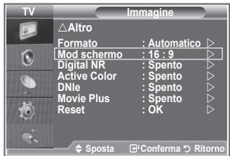 SAMSUNG LE32R86BD - Selezione della modalità schermo - 1