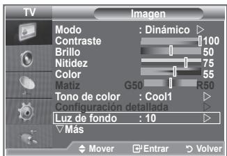 SAMSUNG LE32R86BD - Activación de la luz de fondo - 1