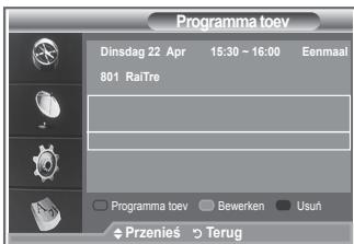 SAMSUNG LE32R86BD - De lijst met geplande programmá's - 3