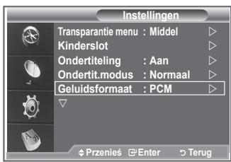 SAMSUNG LE32R86BD - Het geluidsformaat selecteren - 1