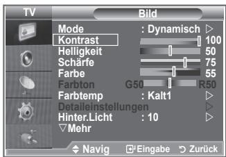 SAMSUNG LE32R86BD - Das Gerät verfügbar über mehrere Einstellmöglichkeiten für die Bildqualität. - 1